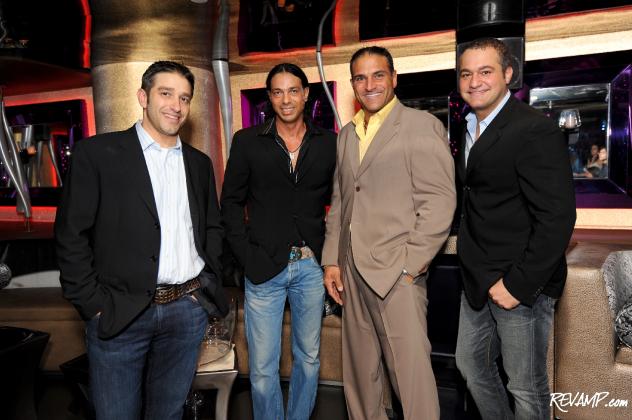 Opera Ultra Lounge owners Walid Zeytoun, Mood Bacho, John Alexiades, and Alex Haje.